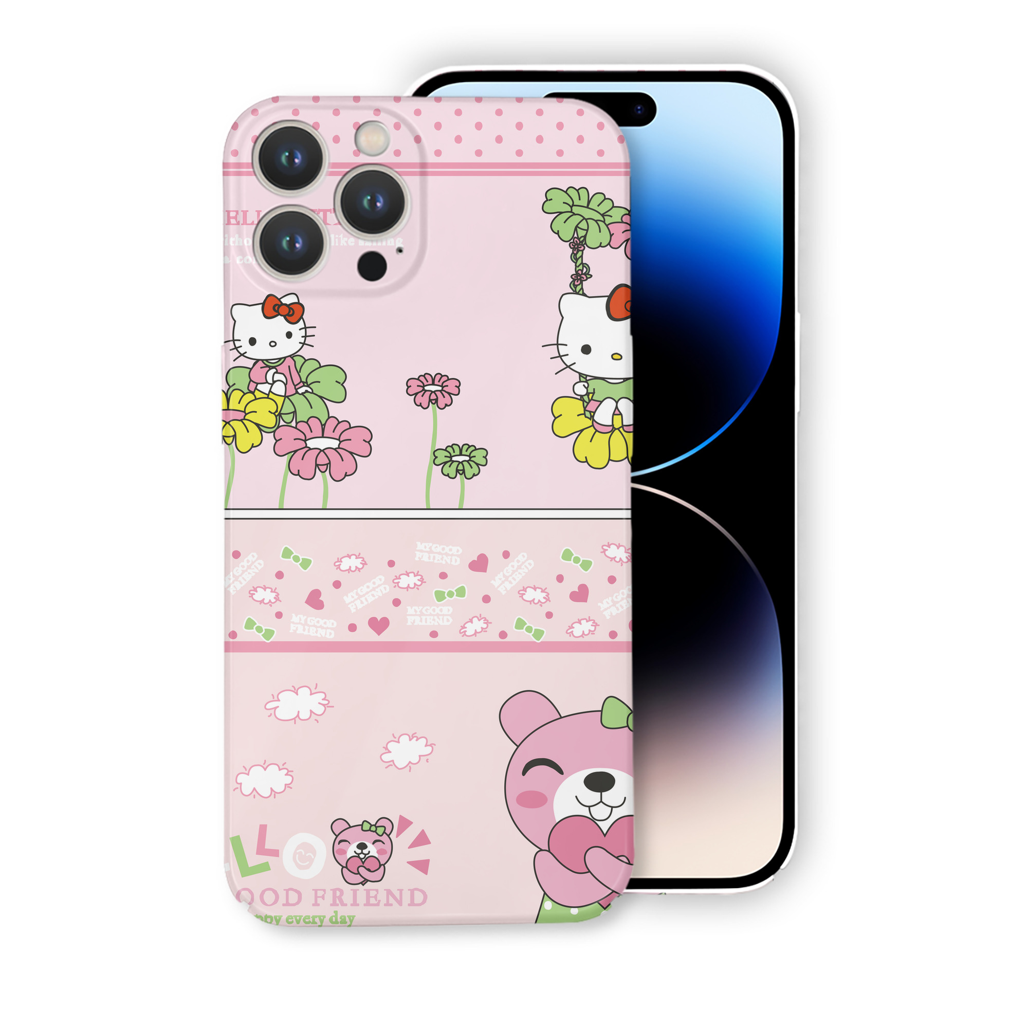 （画像用） Hello Kitty ハローキティ 【iPhone 14シリーズ対応】ハードケース